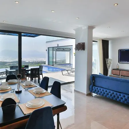 Uezuemlue 3 Bedroom Secluded With Private Pool Hot Tub Villa Kalkan
